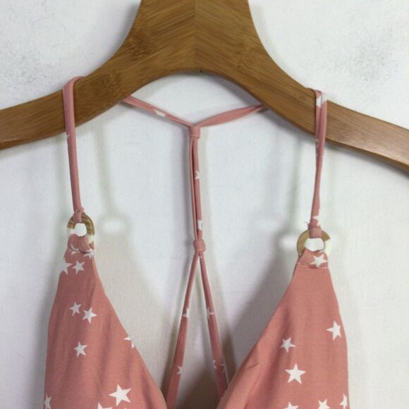 Wet Womens Aria One Piece Swimsuit Open Back Monokini Rose Stars Size S NWT - Picture 11 of 16